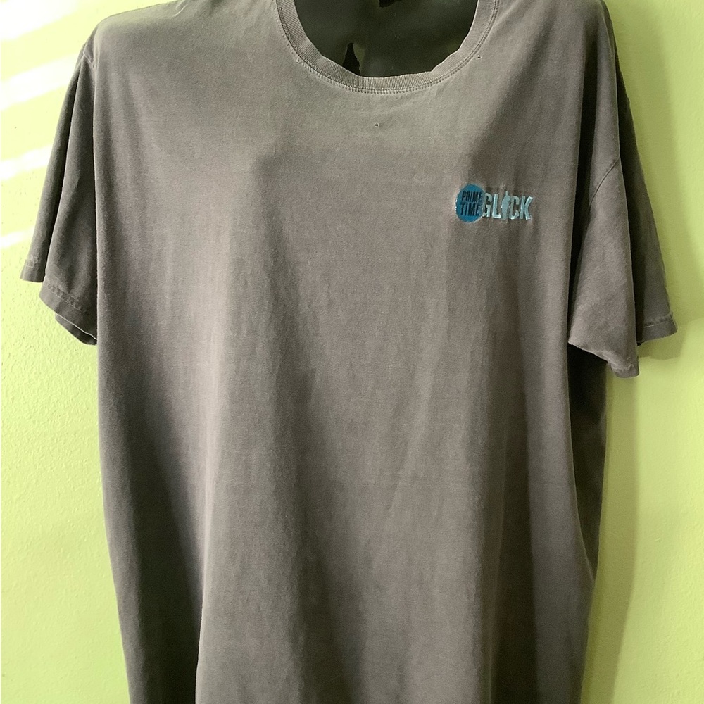 Prime Time Glick TV Show Promotional Memorabilia Crew T-Shirt Gray